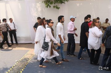 Celebs Condolence To Sridevi At Mumbai